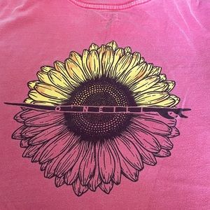 O’Neill Tops Pink Sunflower